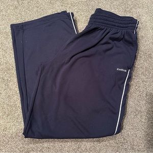 Men’s Reebok Sweatpants Black with Gray Stripe